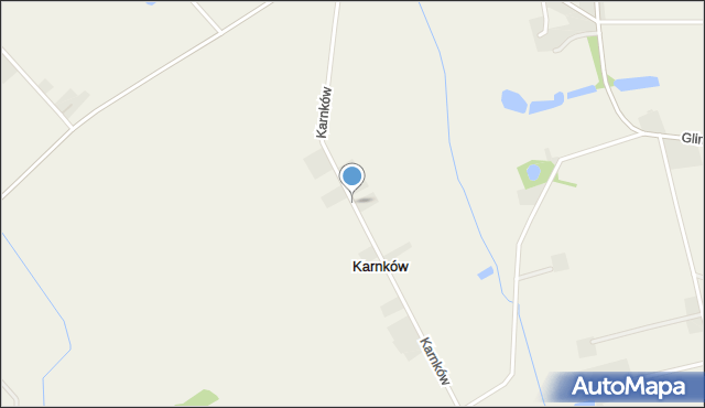 Karnków gmina Głowno, Karnków, mapa Karnków gmina Głowno