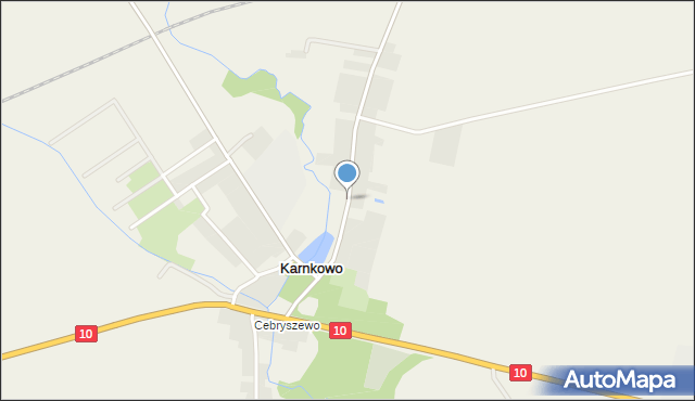 Karnkowo gmina Lipno, Karnkowo, mapa Karnkowo gmina Lipno