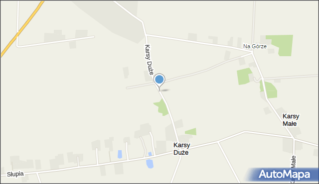 Karsy Duże, Karsy Duże, mapa Karsy Duże