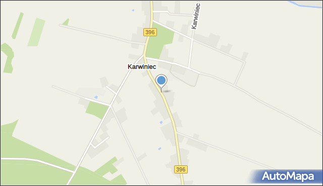 Karwiniec, Karwiniec, mapa Karwiniec