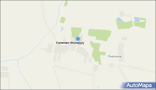 Karwowo-Wszebory, Karwowo-Wszebory, mapa Karwowo-Wszebory