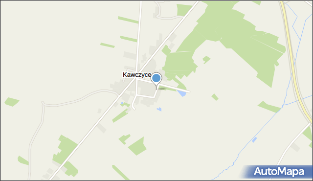 Kawczyce, Kawczyce, mapa Kawczyce
