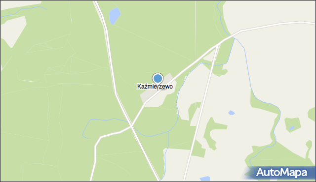 Kaźmierzewo gmina Barwice, Kaźmierzewo, mapa Kaźmierzewo gmina Barwice