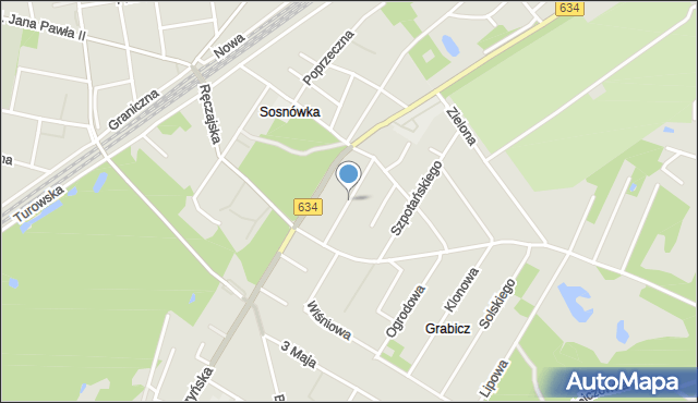 Kobyłka, Kasprowicza Jana, mapa Kobyłka