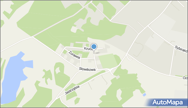 Kominy, Kanarkowa, mapa Kominy
