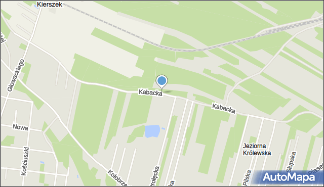 Konstancin-Jeziorna, Kabacka, mapa Konstancin-Jeziorna