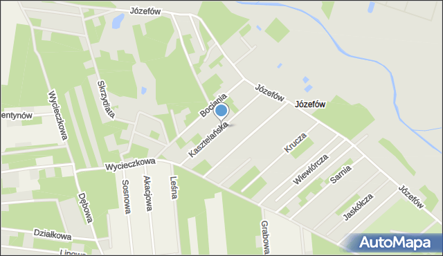 Konstantynów Łódzki, Kasztelańska, mapa Konstantynów Łódzki