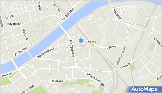 Kraków, Kącik, mapa Krakowa