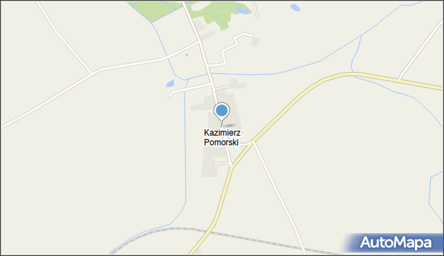 Łekno gmina Będzino, Kazimierz Pomorski, mapa Łekno gmina Będzino