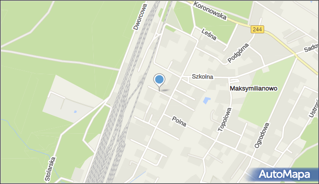 Maksymilianowo gmina Osielsko, Kalinowa, mapa Maksymilianowo gmina Osielsko