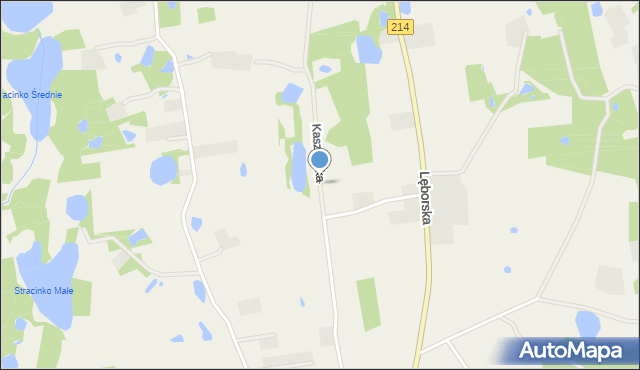Mściszewice, Kaszubska, mapa Mściszewice