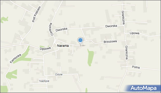 Narama, Karmelicka, mapa Narama