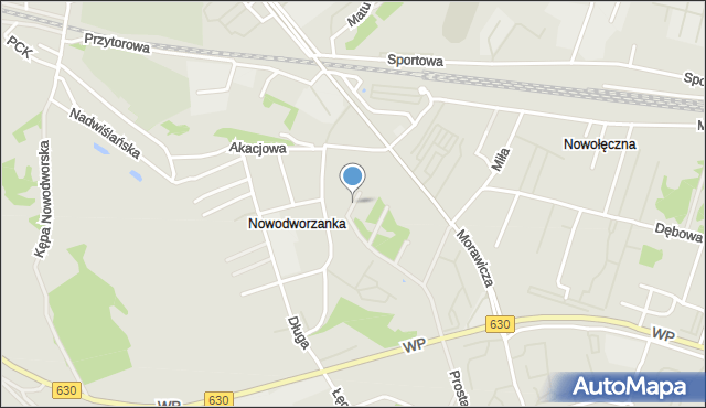 Nowy Dwór Mazowiecki, Kasztanowa, mapa Nowy Dwór Mazowiecki