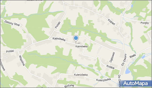 Olszowice, Kaimówka, mapa Olszowice