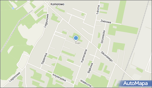 Ostrów Mazowiecka, Kawaleryjska, mapa Ostrów Mazowiecka