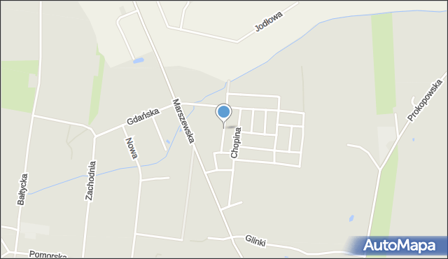 Pleszew, Karłowicza Mieczysława, mapa Pleszew
