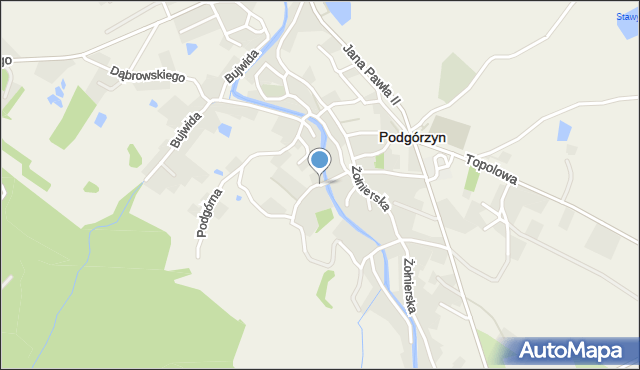 Podgórzyn powiat karkonoski, Karskiego Jana, mapa Podgórzyn powiat karkonoski