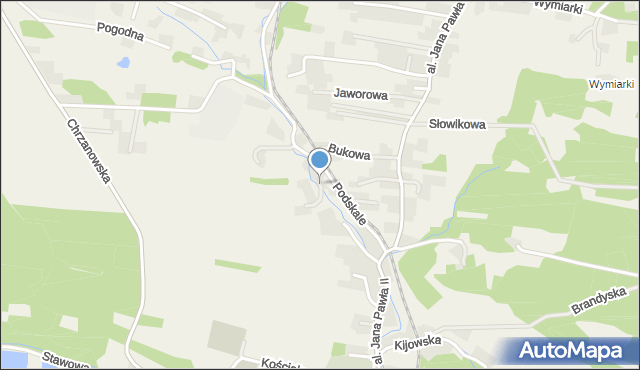 Regulice gmina Alwernia, Kalinowa, mapa Regulice gmina Alwernia