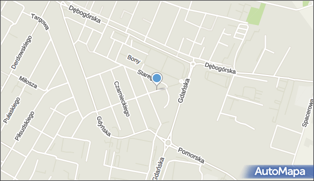 Rumia, Kasztelańska, mapa Rumia