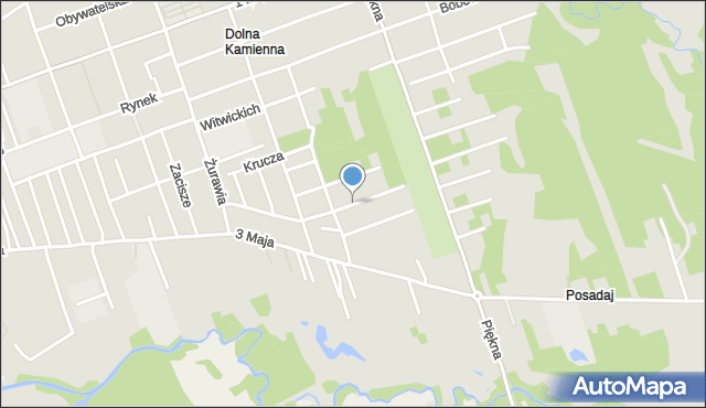 Skarżysko-Kamienna, Kanarkowa, mapa Skarżysko-Kamienna