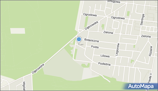 Tomaszów Mazowiecki, Kaktusowa, mapa Tomaszów Mazowiecki