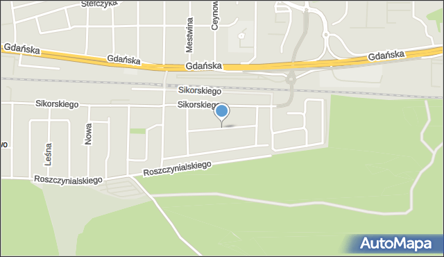 Wejherowo, Kasprowicza Jana, mapa Wejherowo