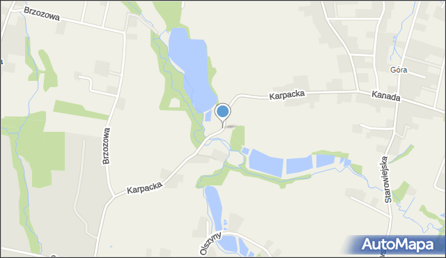 Witkowice gmina Kęty, Karpacka, mapa Witkowice gmina Kęty