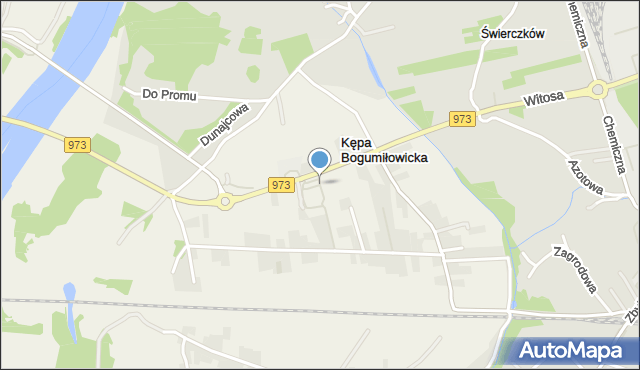 Kępa Bogumiłowicka, Kępa Bogumiłowicka, mapa Kępa Bogumiłowicka