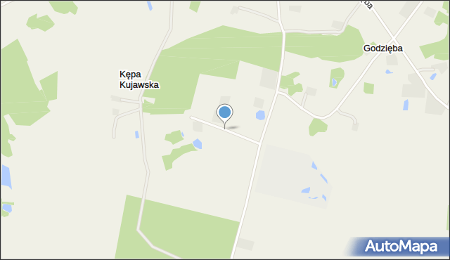 Kępa Kujawska, Kępa Kujawska, mapa Kępa Kujawska