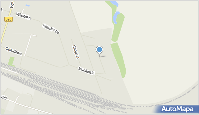 Korsze, Kętrzyńskiego Wojciecha, mapa Korsze