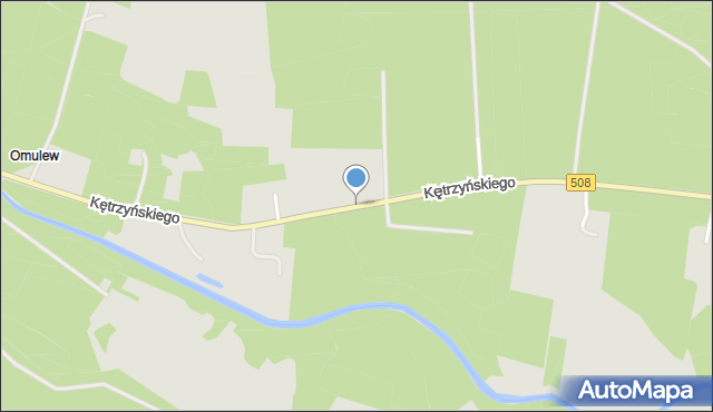 Wielbark powiat szczycieński, Kętrzyńskiego Wojciecha, mapa Wielbark powiat szczycieński