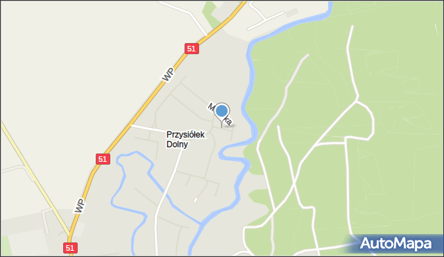 Dobre Miasto, Kilińskiego Jana, płk., mapa Dobre Miasto