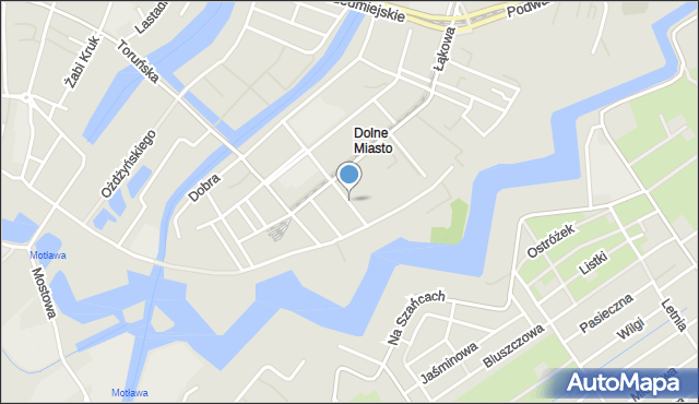 Gdańsk, Kieturakisa Zdzisława, prof., mapa Gdańska