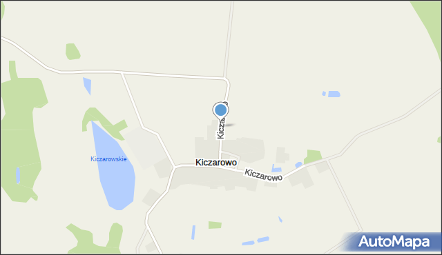 Kiczarowo, Kiczarowo, mapa Kiczarowo
