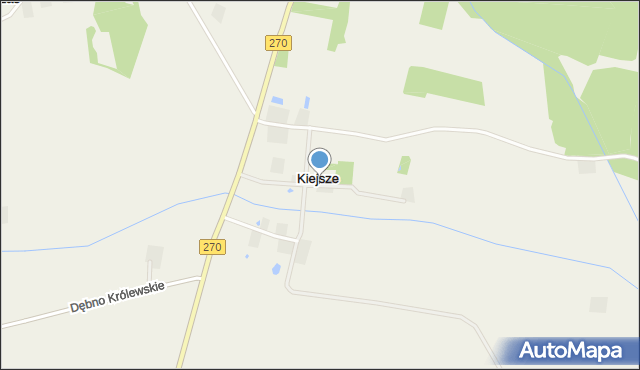 Kiejsze, Kiejsze, mapa Kiejsze