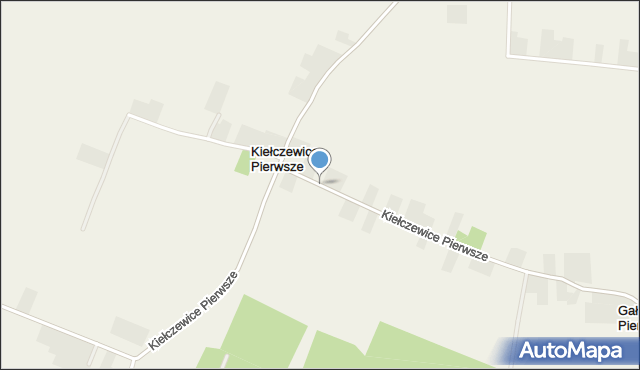 Kiełczewice Pierwsze, Kiełczewice Pierwsze, mapa Kiełczewice Pierwsze