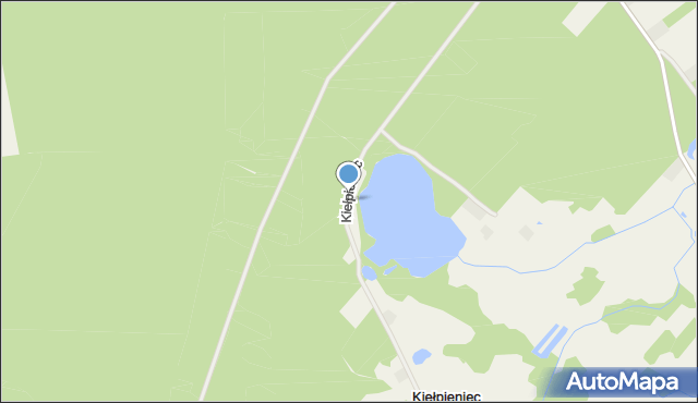 Kiełpieniec, Kiełpieniec, mapa Kiełpieniec