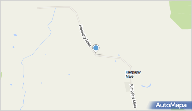 Kierpajny Małe, Kierpajny Małe, mapa Kierpajny Małe