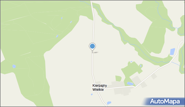 Kierpajny Wielkie, Kierpajny Wielkie, mapa Kierpajny Wielkie