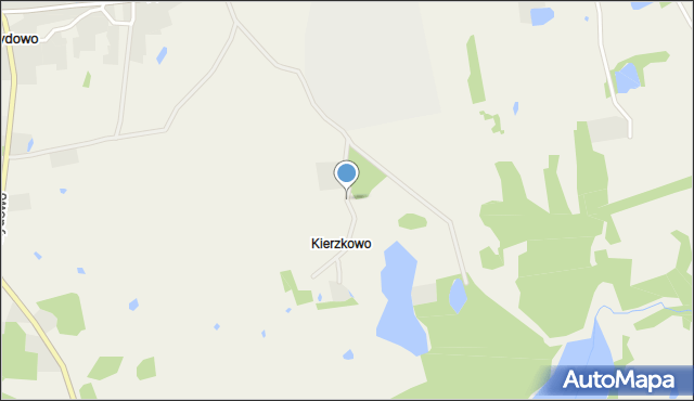 Kierzkowo gmina Polanów, Kierzkowo, mapa Kierzkowo gmina Polanów