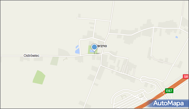 Kierzno, Kierzno, mapa Kierzno