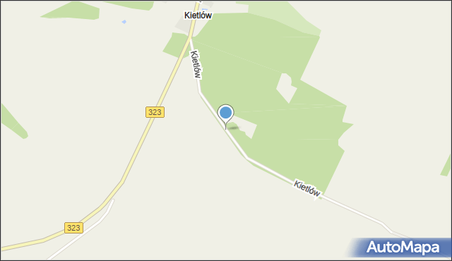 Kietlów, Kietlów, mapa Kietlów