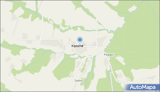 Kipszna, Kipszna, mapa Kipszna