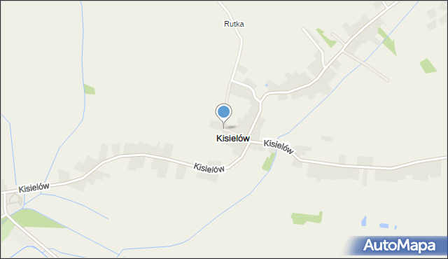Kisielów gmina Zarzecze, Kisielów, mapa Kisielów gmina Zarzecze