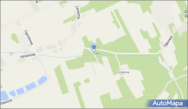 Osuchów gmina Mszczonów, Kilianka, mapa Osuchów gmina Mszczonów