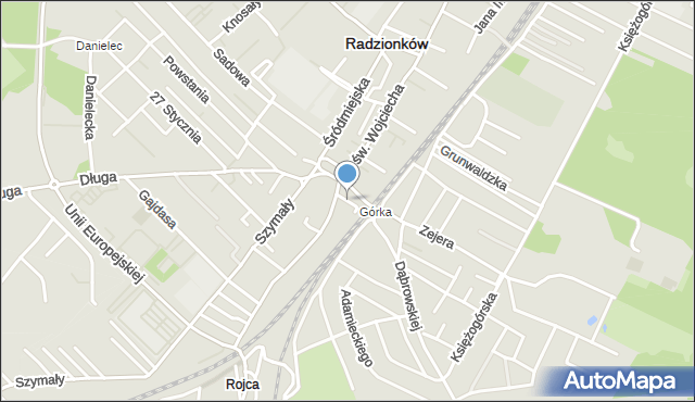 Radzionków, Kilińskiego Jana, płk., mapa Radzionków