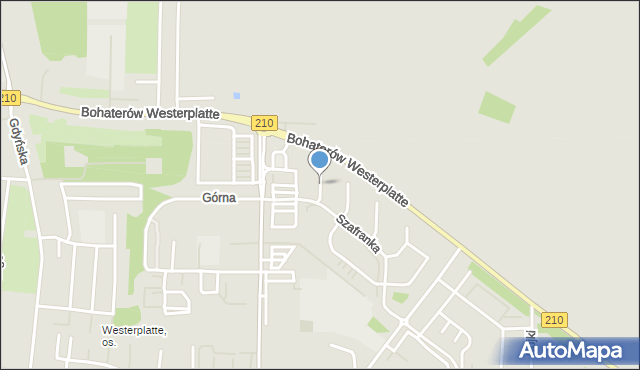 Słupsk, Kijowskiego Władysława, mapa Słupska