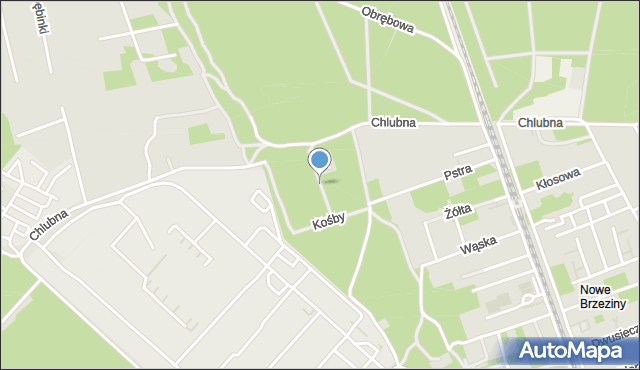 Warszawa, Kibiców, mapa Warszawy