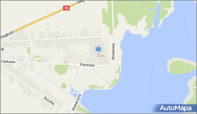 Boguchwałowice, Klonowa, mapa Boguchwałowice