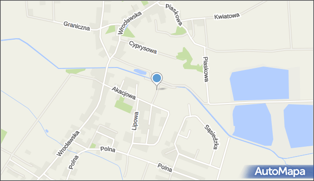 Chrząstawa Mała, Klonowa, mapa Chrząstawa Mała